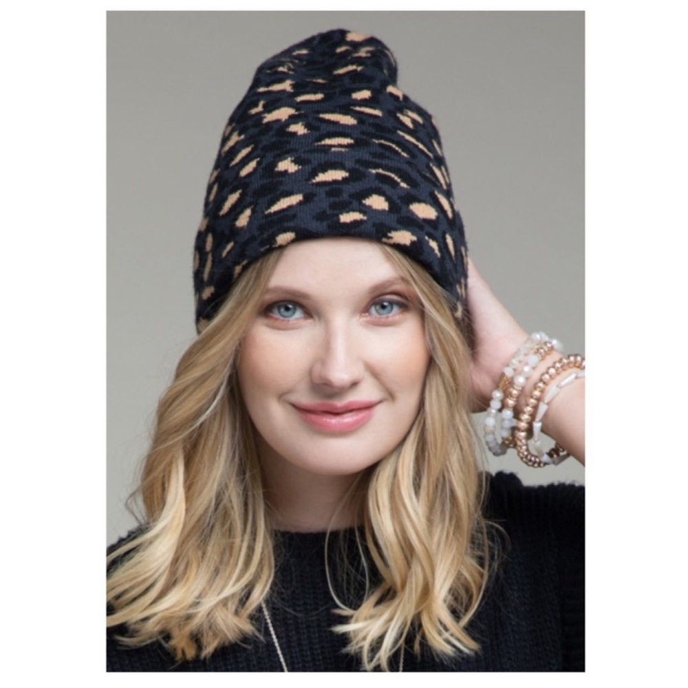 ✨NEW✨ Soft Leopard Beanie Hat
